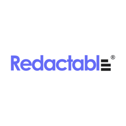 Redactable logo